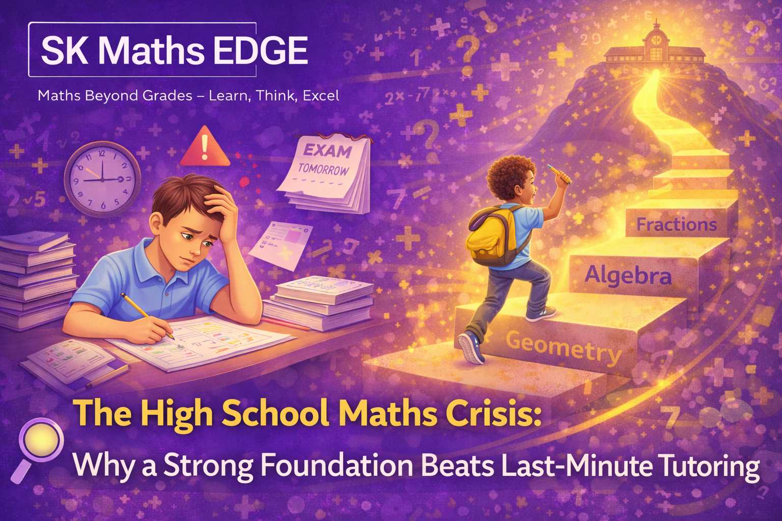 The High School Maths Crisis: Why a Strong Foundation Beats Last-Minute Tutoring